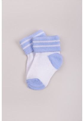 Шкарпетки для новонародженого 0 ТО 5250 -блакитний - 