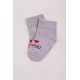 Шкарпетки для новонародженого 0 ТО 151 -сірий
