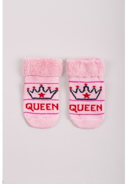 Шкарпетки Queen махра 0 ТО 0151 -рожевий