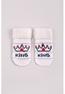 Шкарпетки King махра 0 ТО 0151 -молочний