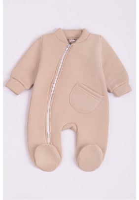 Комбинезон теплый для новорожденных Twins Baby 07330 -бежевый - 