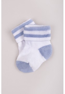 Шкарпетки 0-6 Bebelino 123 -блакитний