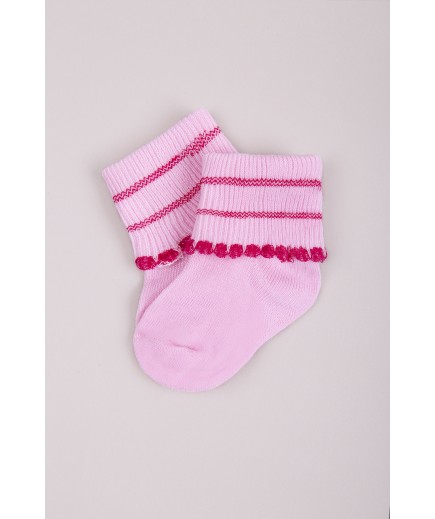 Шкарпетки 0-6 Bebelino 123 -рожевий