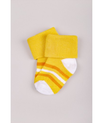 Шкарпетки 0-6 Bebelino 123 -жовтий