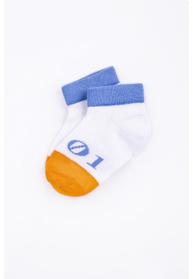 Шкарпетки (сітка) 12-18 Мамин Дом 20230419_MMOG - Білий/помаранчевий/блакитний