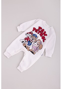 Комбінезон для новонародженого 3-9 Baby mii Pir0183 -молочний