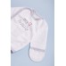 Комплект для новонародженого (льоля+повзунки+шапка) 56-62 Фламинго 605-016-молочний+сірий
