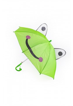 Зонт-трость детский с ушками ВО SY-15 - зеленый