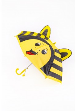 Зонт-трость с ушками детский ВО SY-15 - желтый