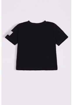 Футболка oversize хлопчик 055 чорний