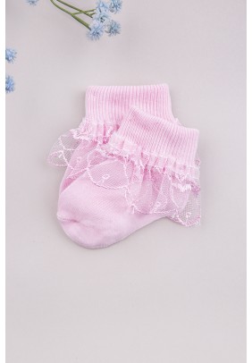 Шкарпетки  0-6 Twins Baby 0002 -рожевий - 