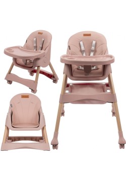 Стільчик для годування Kidwell Karimi pink KKPI