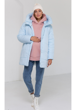Куртка для вагітних S-XL Юла мама KIMBERLY OW-41.043 -блакитний