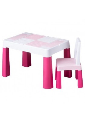 Комплект Tega Multifun Eco (стол+стульчик) MF-004-Розовый - 