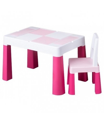 Комплект Tega Multifun Eco (стол+стульчик) MF-004-Розовый