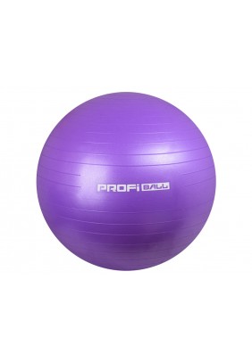 М'яч для фітнесу Toys K 65см фіолетовий M0276 - 