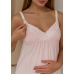 Нiчна сорочка для вагітних та годування S-XL Юла мама MONIKA NEW NW-2.2.4 рожевий