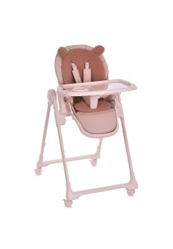 Стільчик для годування El Camino Crystal ME 1037 Bear Pink