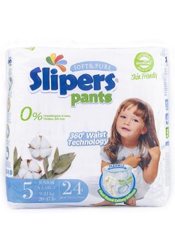 Підгузники-трусики Slipers Pants 5 X Large (9-21кг) 24шт PA-205