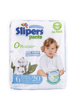 Підгузники-трусики Slipers Pants 6 XXL (11-25кг) 20шт PA-206