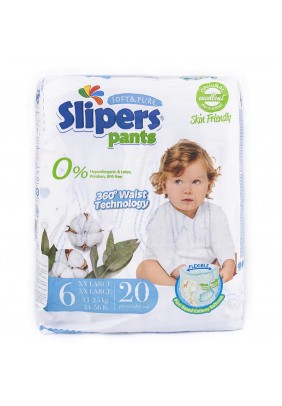 Підгузники-трусики Slipers Pants 6 XXL (11-25кг) 20шт PA-206 - 