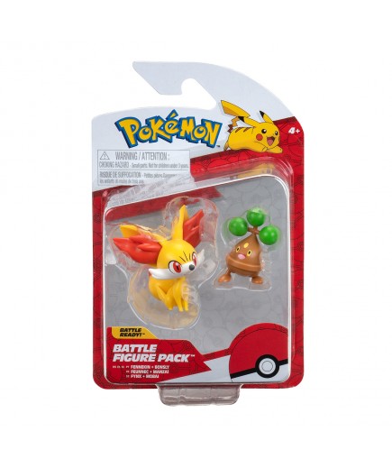 Ігровий набір фігурок Pokemon W16 Фенекін і Бонслай PKW3012 Ігровий набір фігурок Pokemon W16 Фенекін і Бонслай PKW3012