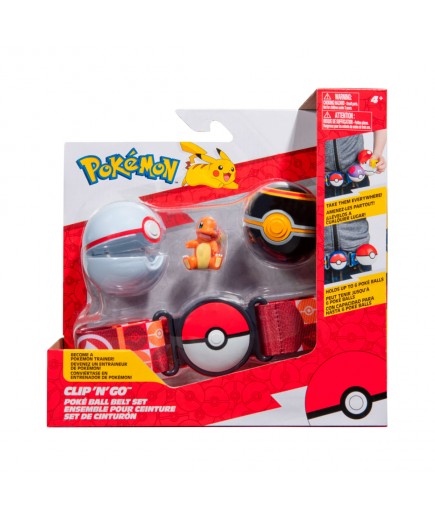 Ігровий набір Pokemon W14 Пояс з покеболами Чармандер PKW3163