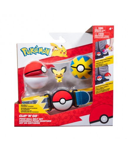 Ігровий набір Pokemon W14 Пояс з покеболами Пічу PKW3643 Ігровий набір Pokemon W14 Пояс з покеболами Пічу PKW3643