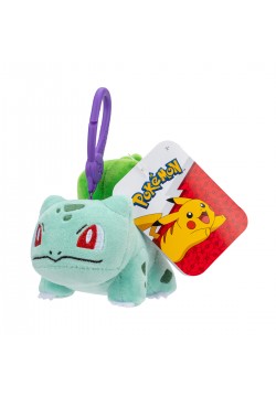 Іграшка м'яка на кліпсі Pokemon W11 Бульбазавр PKW3921