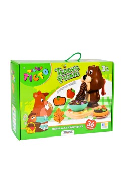 Набір для ліплення Strateg Містер тісто Teddy's Picnic 41033
