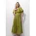 Сукня для вагітних і годування S-XL Юла мама PARIS DR-22.131 -зелений