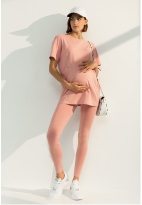 Костюм (футболка+леггинсы) S-XL Юла мама Shannon ST-31.021