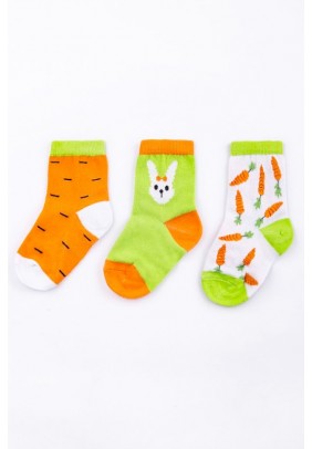 Набір шкарпеток Мамин Дім 3шт 20230101_DZO -помаранчевий - 
