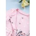Комплект дитячий (Боді+штани+кофта) N-Cey 3-9 TO POK2286 - рожевий
