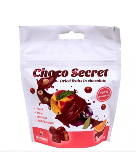 Цукерки Спектрумикс Choco Secret горіхово-фруктові у шоколаді 50г 15061