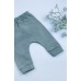 Комплект дитячий (боді+штани+кофта) Pakel 0-9 TO AVK0163 - зелений фото 5