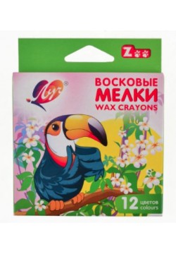 Олівці воскові шестигранні ЛУЧ 12кол 290109