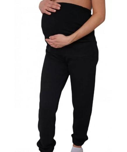 Штани спортивні для вагітних  S-XXL HN 670207 -чорний