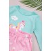 Піжама (футболка+штани) 98-116 Фламинго 245-222 -зелений