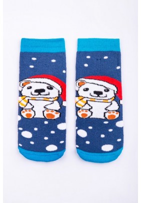Шкарпетки махрові Gabbi NSD-118 (90118) -синій - 