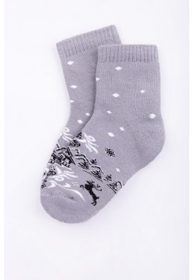 Шкарпетки махрові Gabbi NSD-315 (90315) -сірий