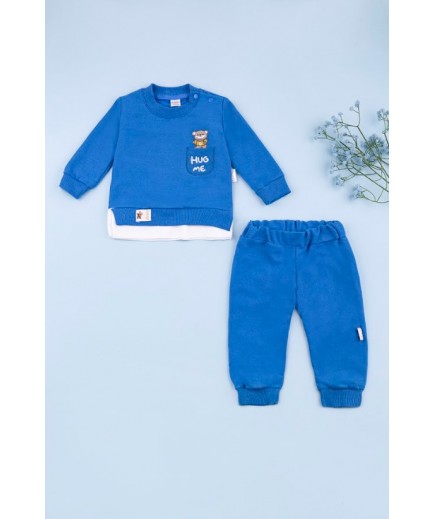 Комплект дитячий (кофта+штани) Favo 6-24 TO DAK40441 - синій