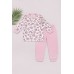 Піжама (футболка+штани) 74-110 Misket 2188-Молочний/рожевий