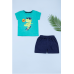 Комплект дитячий (футболка+шорти) 74-92 Фламинго 571-110