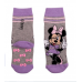 Шкарпетки з гальмами Minnie Disney 1шт MN17068-Сірий/бузковий