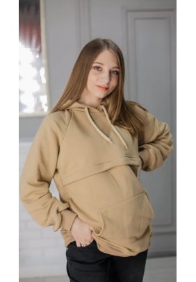 Батнік для вагітних і годвання S-XXXL HN B-99908 -коричневий