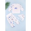 Комплект для новонародженого (льоля+повзунки+шапка) 56-62 Фламинго 695-024 - молочний