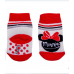 Шкарпетки з гальмами Minnie Disney 1шт MN17043-Молочний/червоний