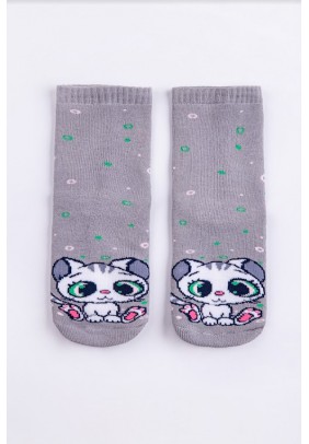 Шкарпетки махрові Gabbi NSD-275 (90275) -сірий - 