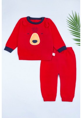 Комплект для дітей (светр+штани) в\'язаний 62-80 KO 21HM036/B61036 - 